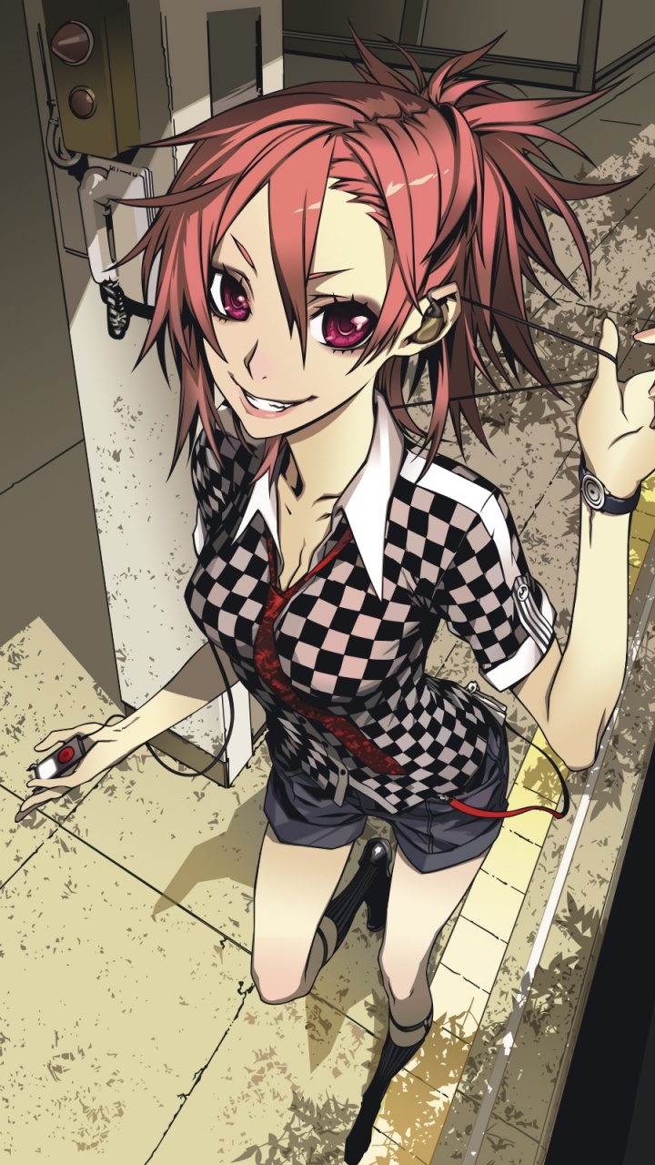 Personaje de Anime Femenino de Pelo Castaño. Wallpaper in 720x1280 Resolution