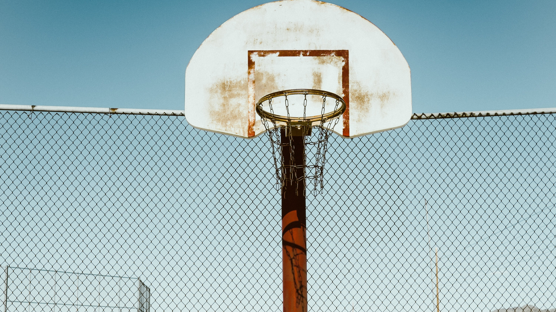 White and Brown Basketball Hoop. Wallpaper in 1920x1080 Resolution