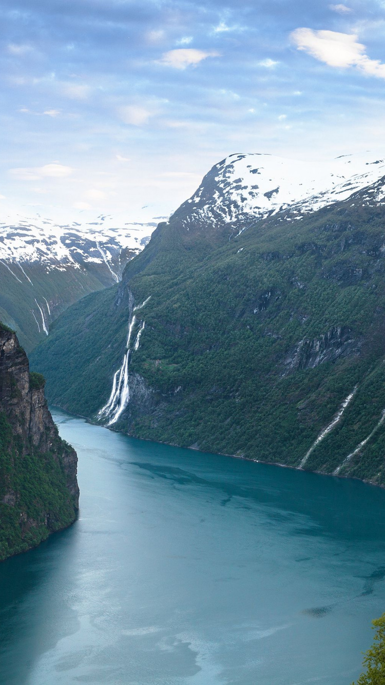 盖伦格, 挪威, 峡湾, 水资源, 高地 壁纸 750x1334 允许