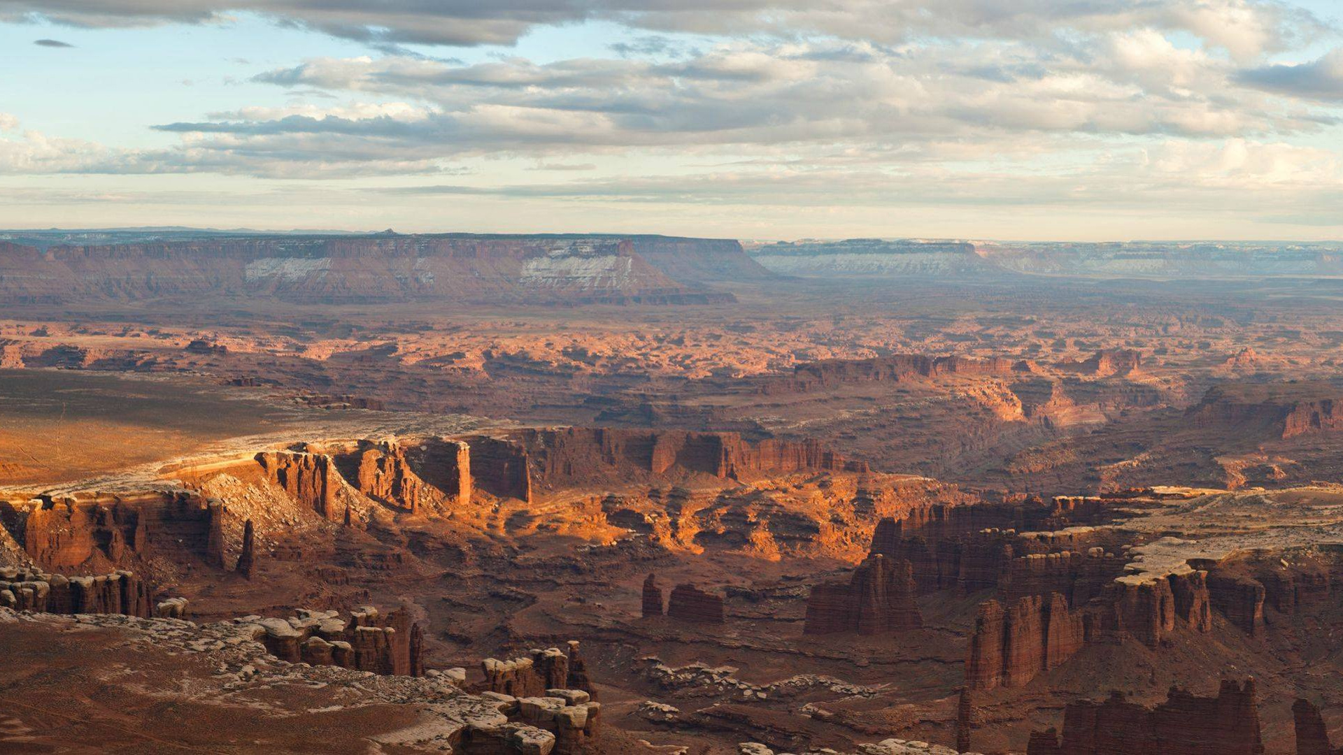 Brown Rock Formation Under White Clouds During Daytime. Wallpaper in 1920x1080 Resolution