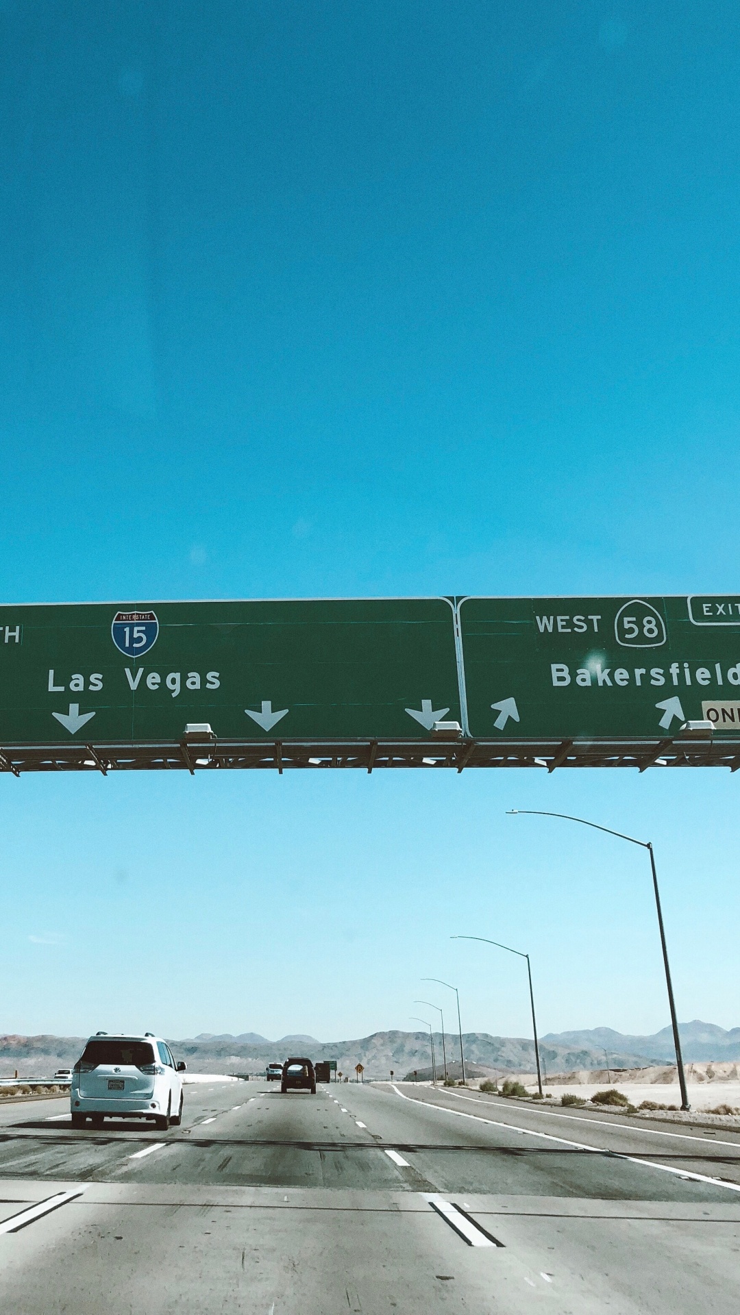 Las Vegas, Traffic Sign, Lane, Road Trip, Road. Wallpaper in 1080x1920 Resolution