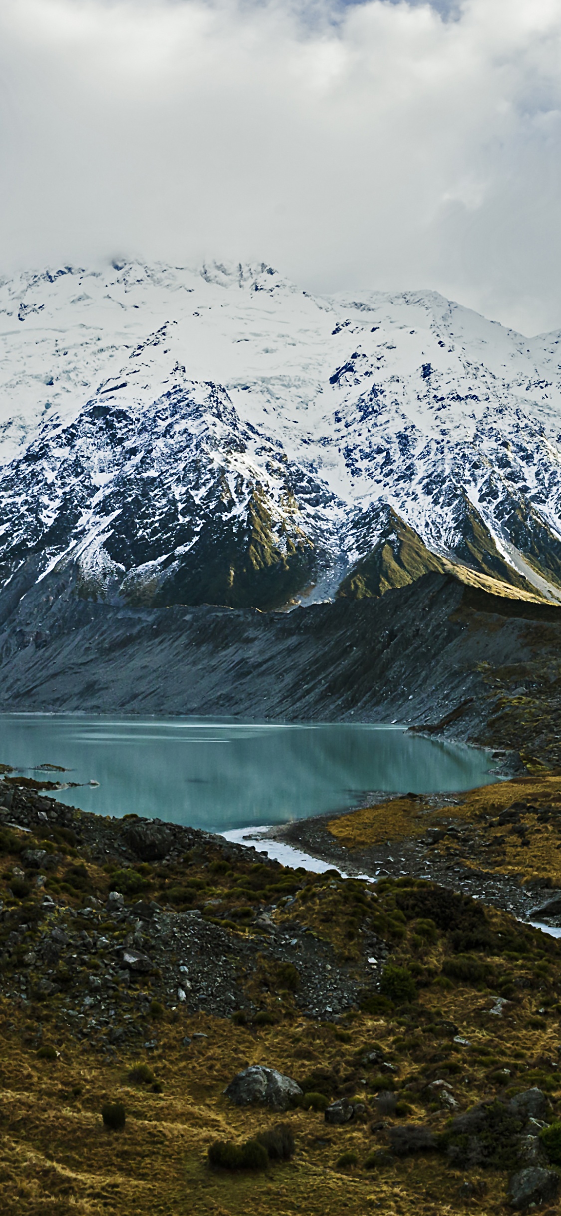 Wildnis, Cloud, Wasser, Wasserressourcen, Schnee. Wallpaper in 1125x2436 Resolution