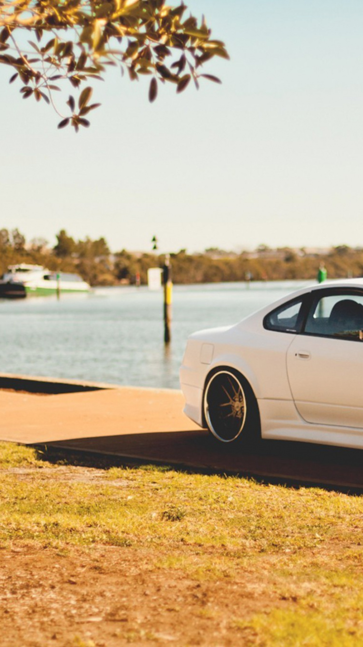 White Porsche 911 on Brown Field During Daytime. Wallpaper in 750x1334 Resolution