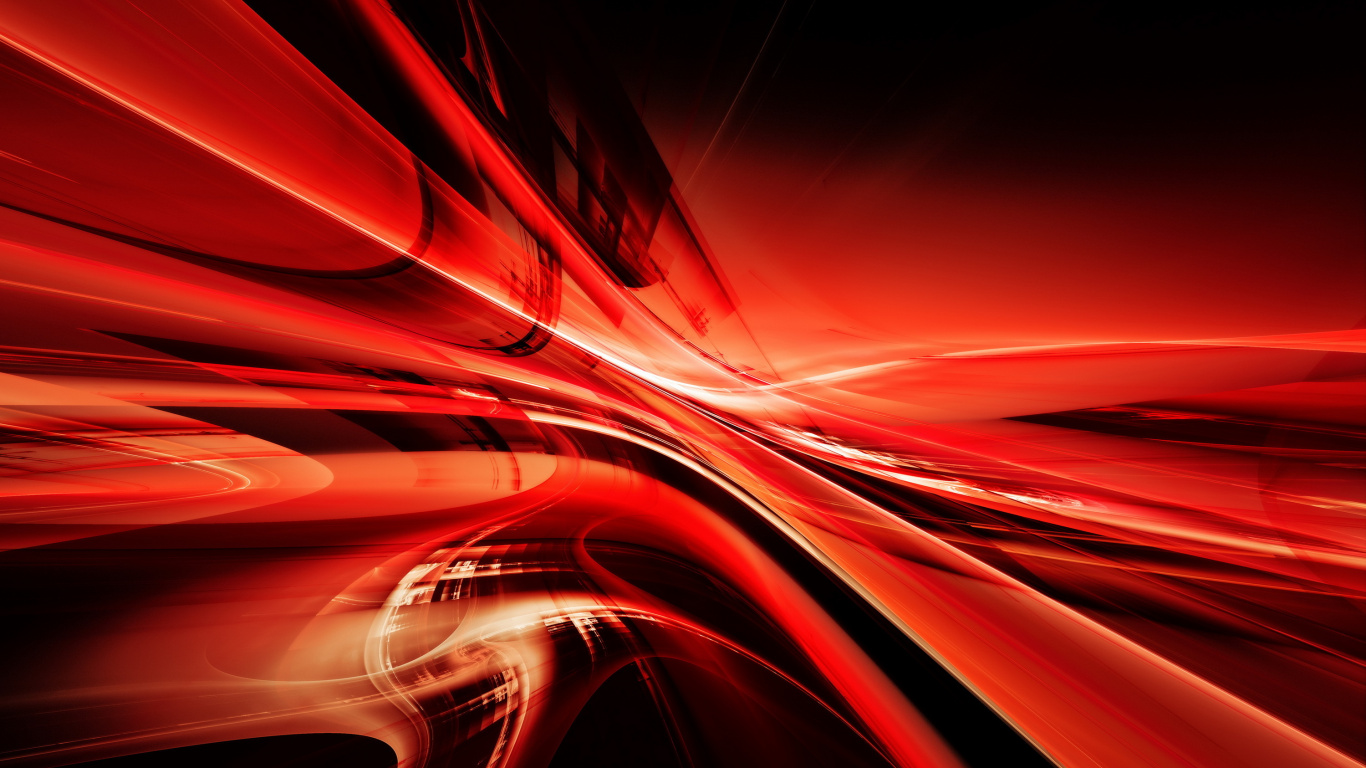 Red and Black Light Digital Wallpaper. Wallpaper in 1366x768 Resolution