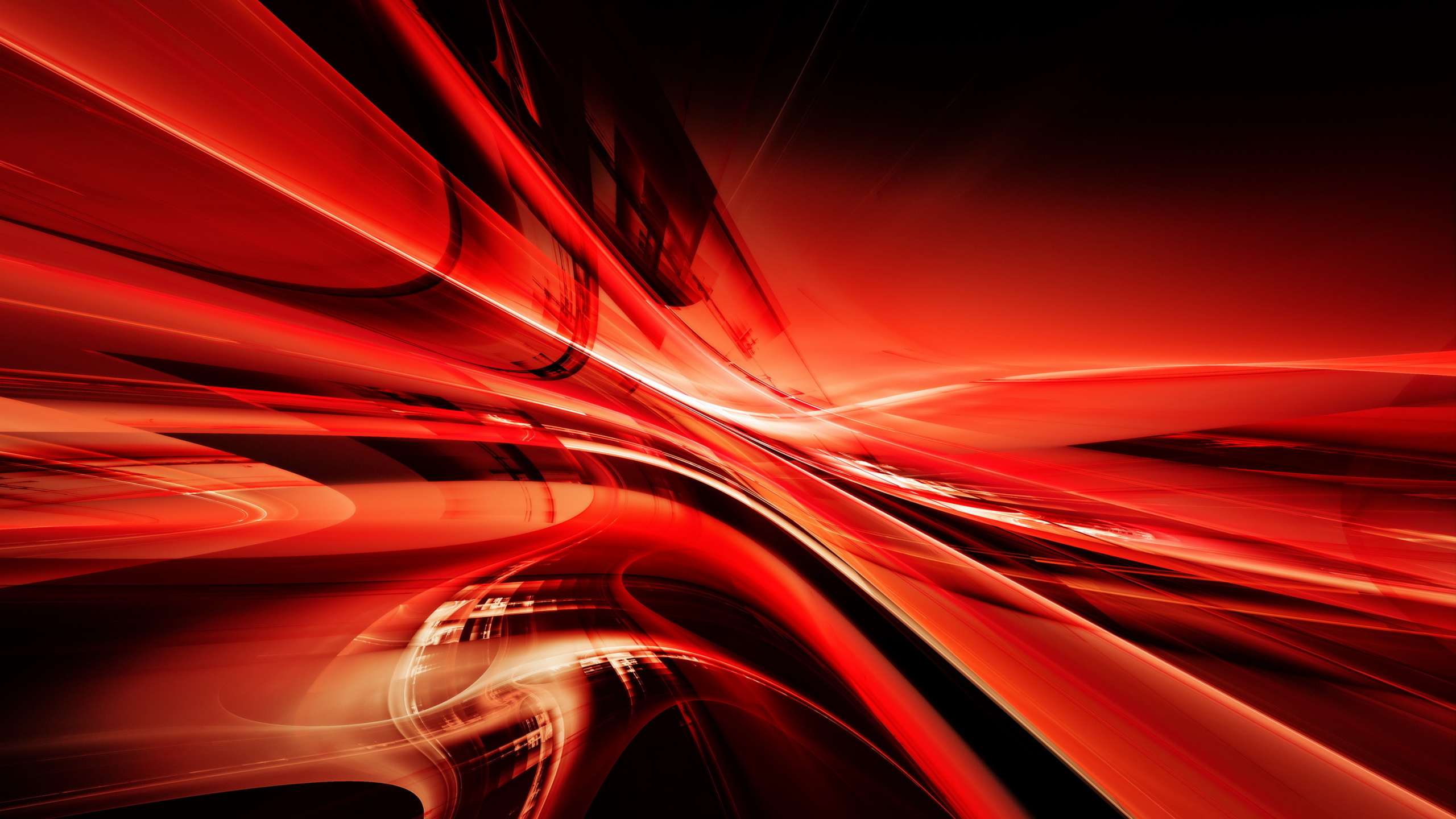 Red and Black Light Digital Wallpaper. Wallpaper in 2560x1440 Resolution