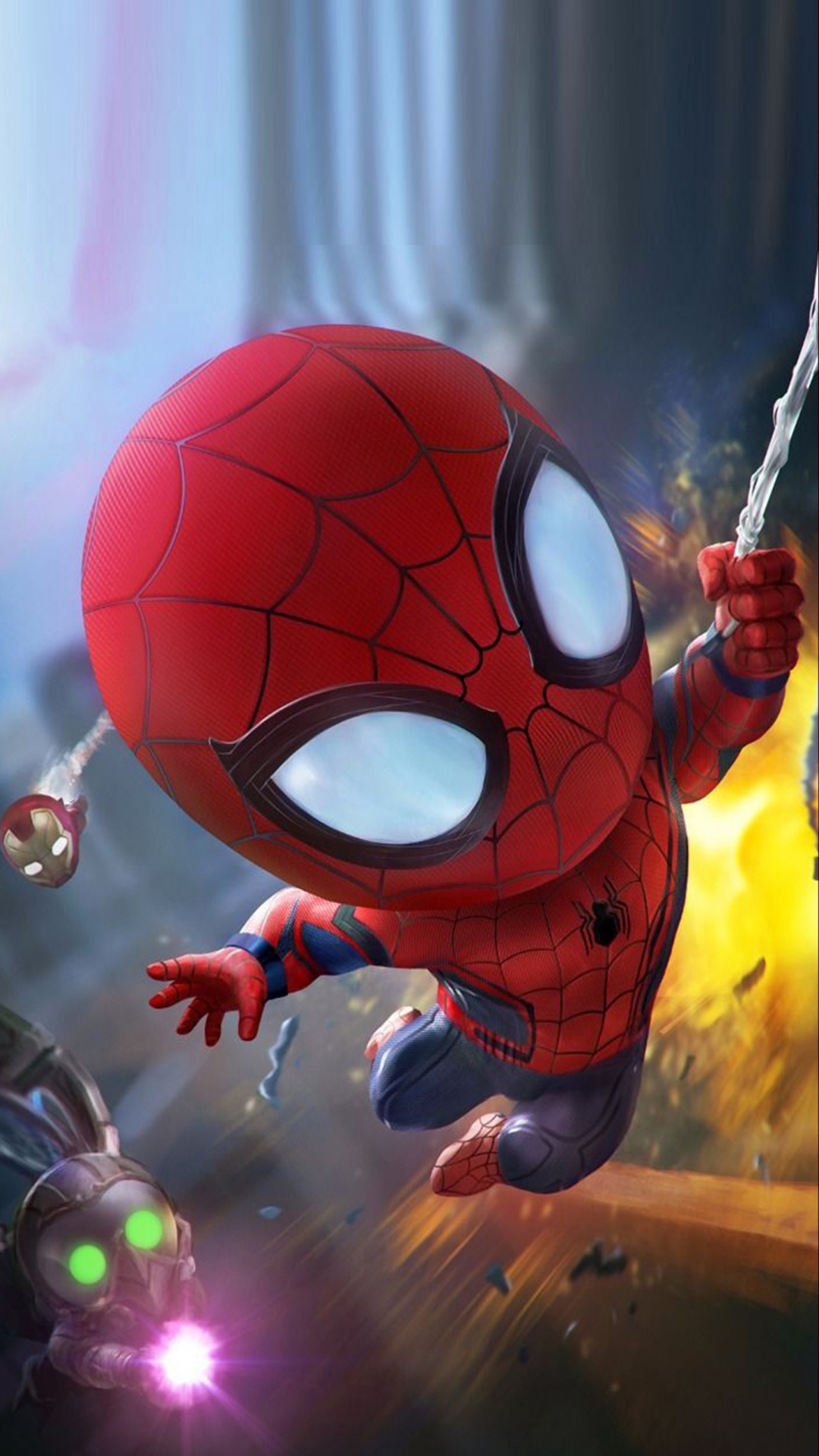 Spider-man, Deadpool, Marvel Comics, Spider, Marvels Avengers. Wallpaper in 1080x1920 Resolution