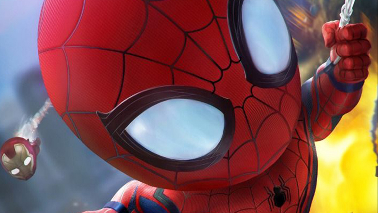 Spider-man, 死侍, 惊奇漫画, 赤壁, 乐趣 壁纸 1280x720 允许