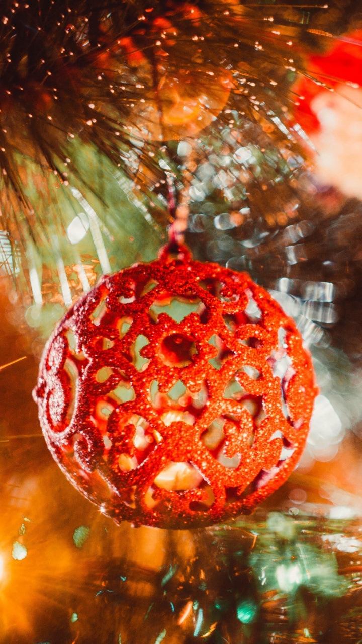 New Year, Holiday, Christmas Ornament, Christmas Decoration, Tree. Wallpaper in 720x1280 Resolution