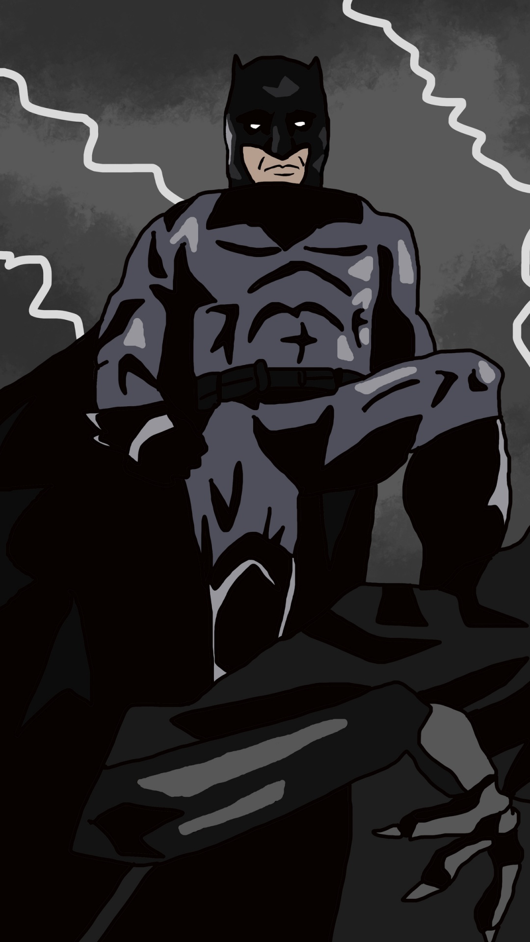 蝙蝠侠, 超级英雄, Dc漫画, 艺术, 艺术家 壁纸 1080x1920 允许