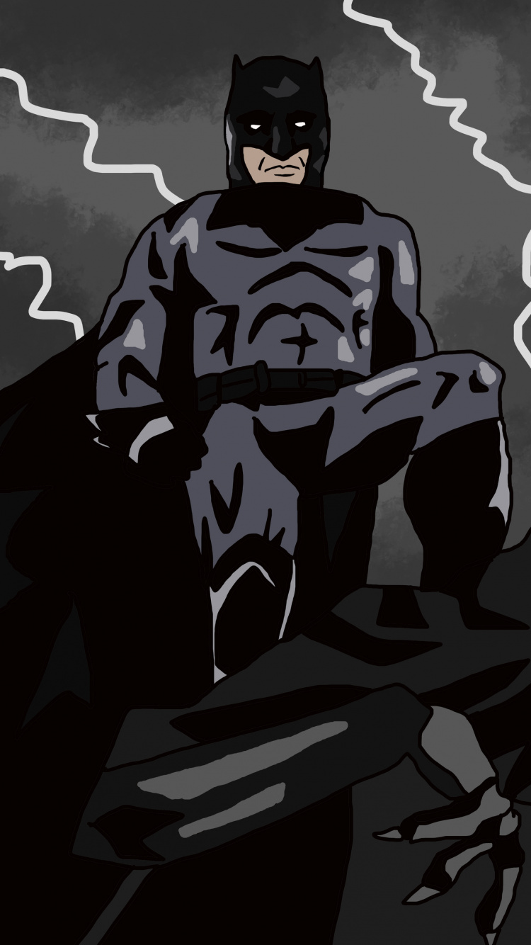 蝙蝠侠, 超级英雄, Dc漫画, 艺术, 艺术家 壁纸 750x1334 允许