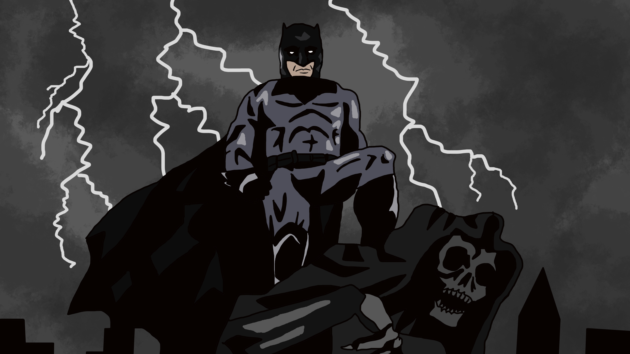 Mann in Roter Und Schwarzer Jacke Abbildung. Wallpaper in 2560x1440 Resolution