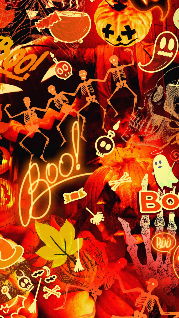 Graphisme, Affiche, Lumière, Ambre, Orange. Wallpaper in 750x1334 Resolution