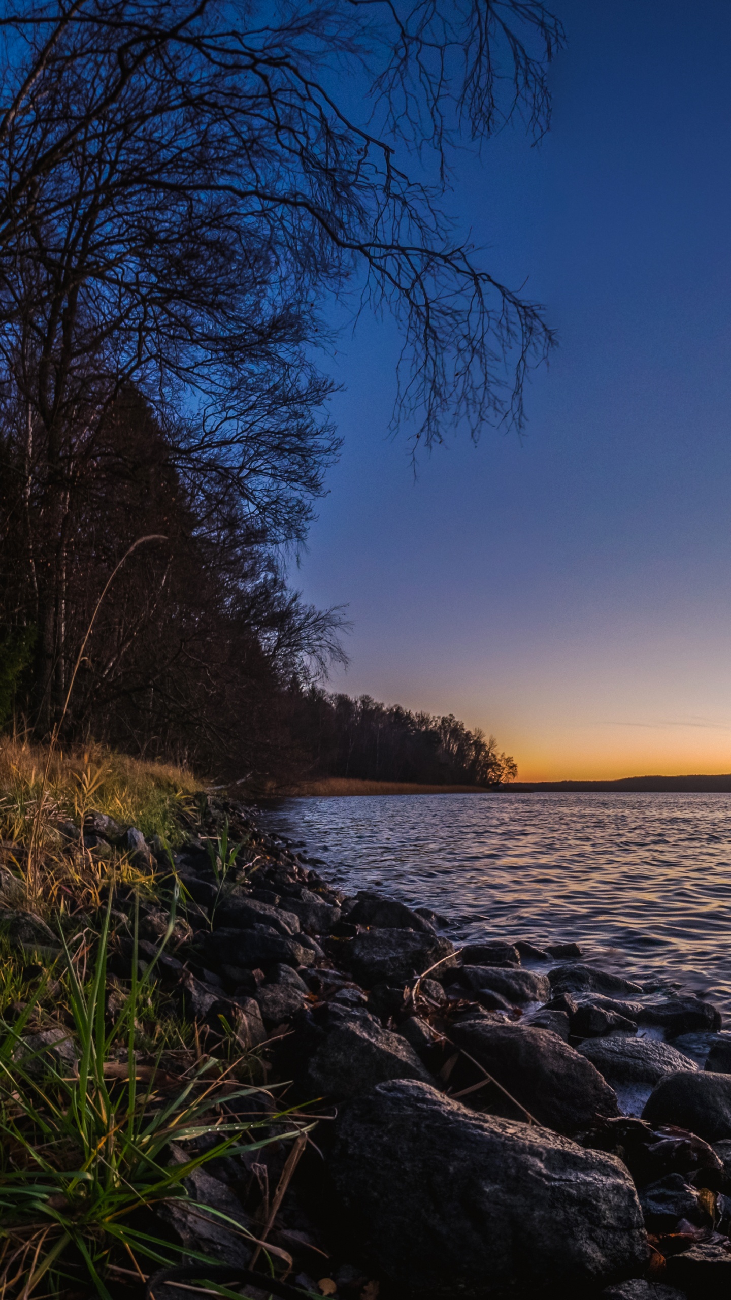 Body of Water During Sunset. Wallpaper in 1440x2560 Resolution