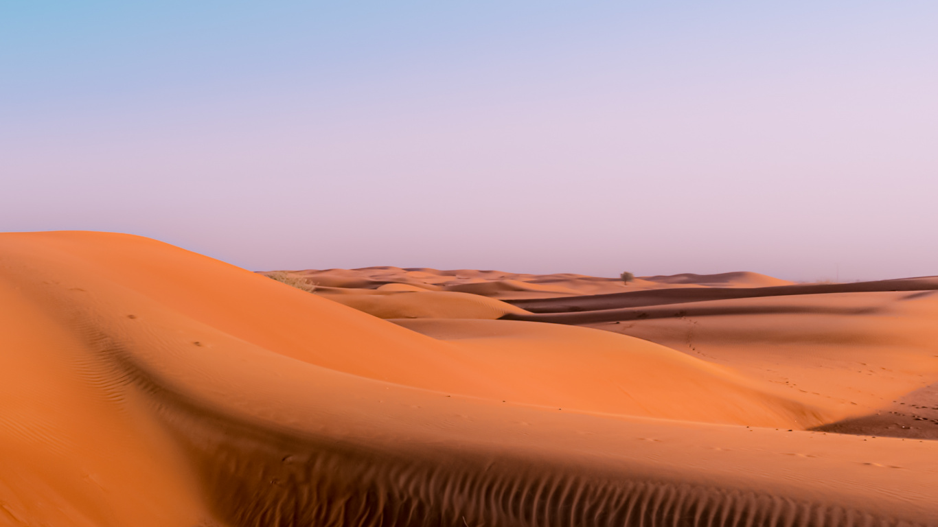 Erg, Singender Sand, Natürlichen Umgebung, Naturlandschaft, Horizont. Wallpaper in 1366x768 Resolution