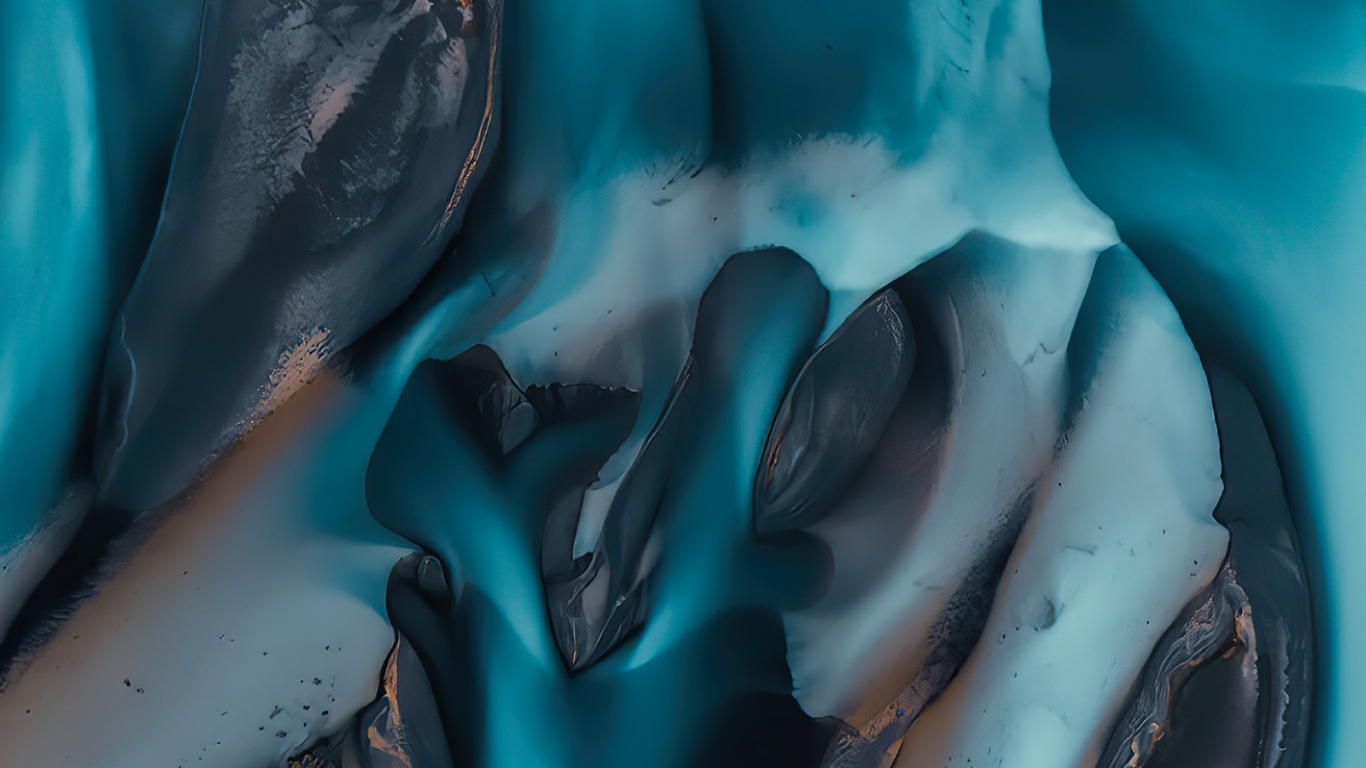 Agua, Azure, Azul, Líquido, Pintura de Arte. Wallpaper in 1366x768 Resolution