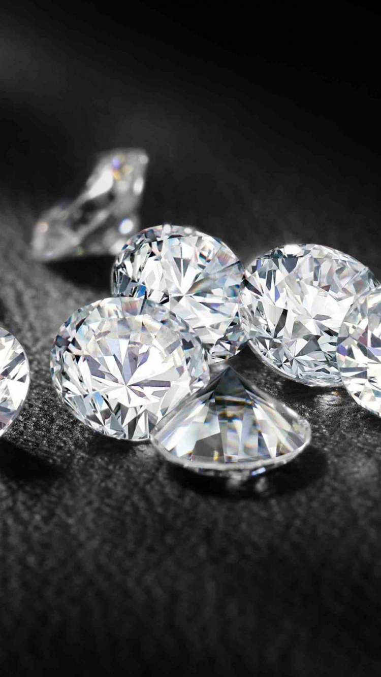 Fragment de Pierre D'argent et Bleu. Wallpaper in 750x1334 Resolution