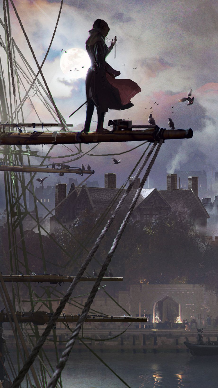 Assassins Creed Syndicate, Ubisoft, Kotaku, Kunst, Games. Wallpaper in 750x1334 Resolution