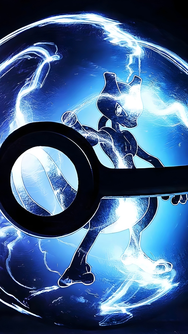 Mewtwo, Pokmon Sword and Shield, Pokmon Legends Arceus, Legendary Pokmon, Pok Ball. Wallpaper in 720x1280 Resolution