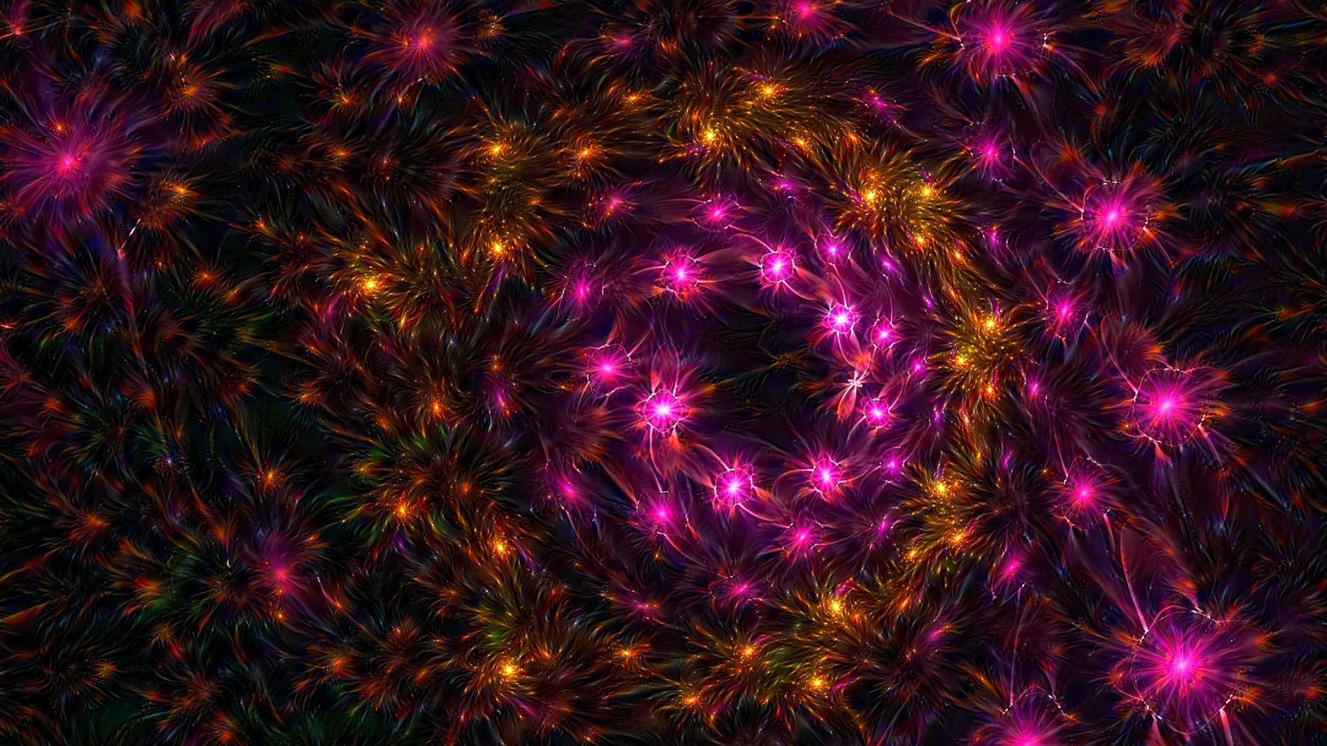 分形, 分形技术, 智能手机, 紫色的, 粉红色 壁纸 1920x1080 允许