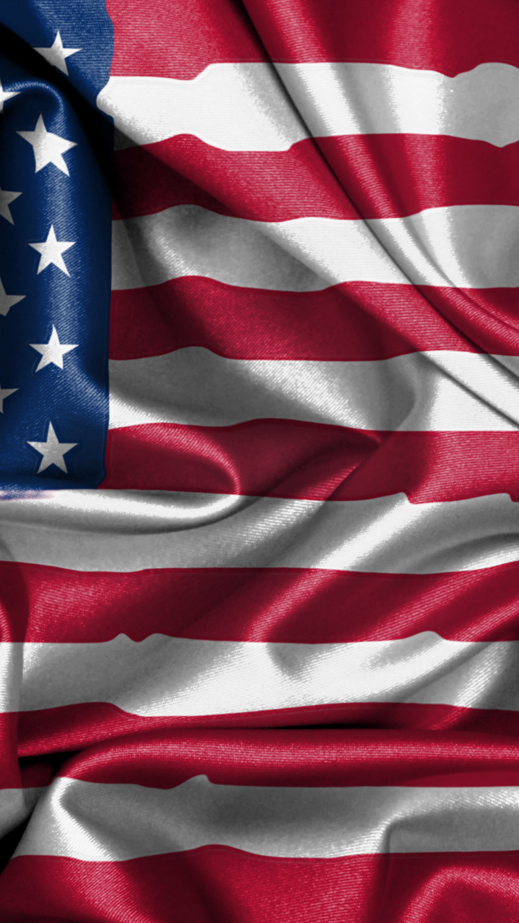 美国国旗的, 美利坚合众国 壁纸 750x1334 允许