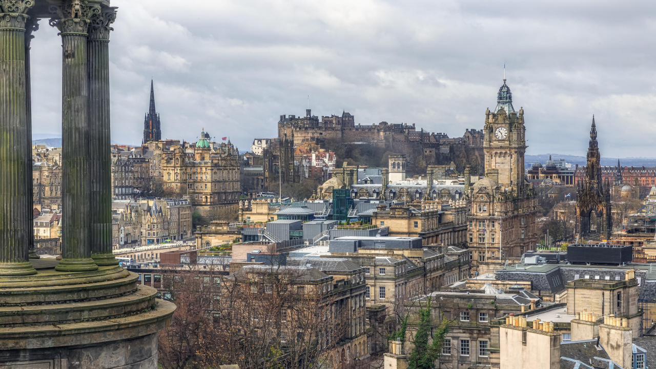 Aerial View of City Buildings During Daytime. Wallpaper in 1280x720 Resolution