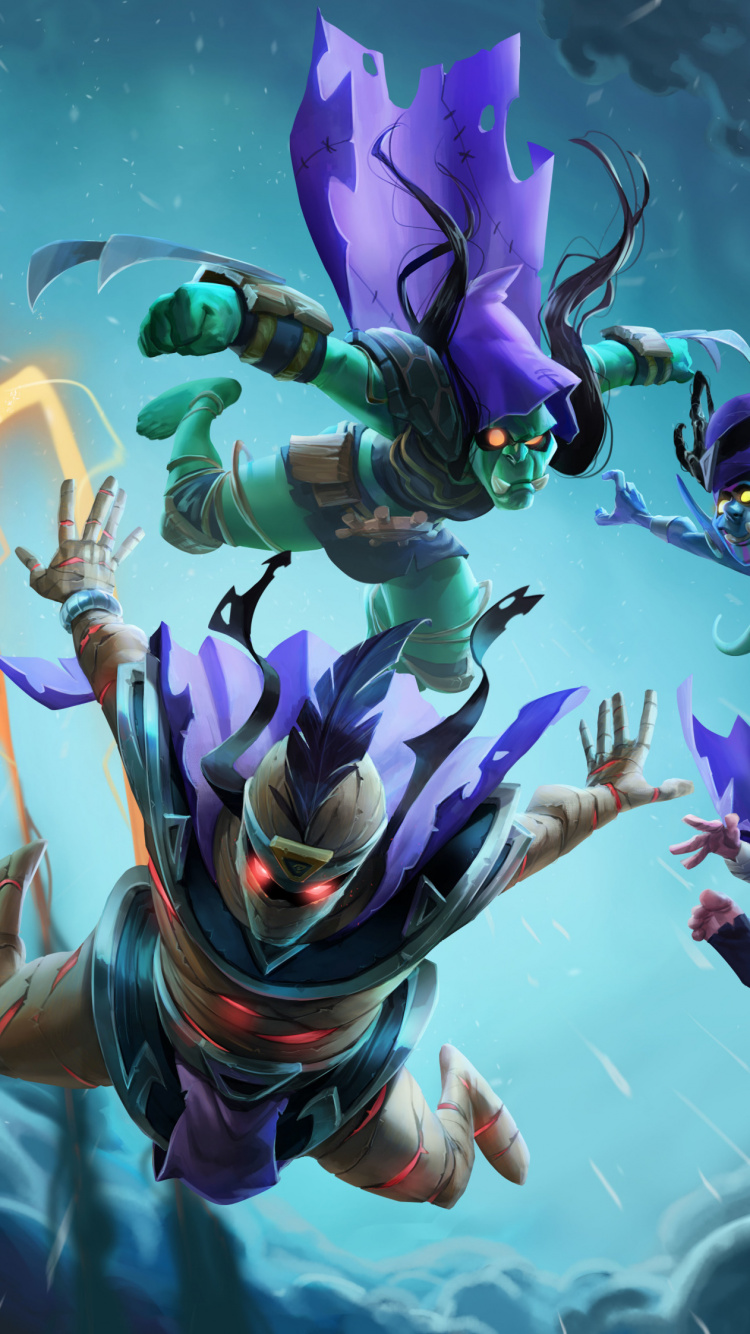 Hearthstone, Blizzard Entertainment, Jeu de Cartes à Collectionner, Pack D'extension, Jeu D'aventure. Wallpaper in 750x1334 Resolution