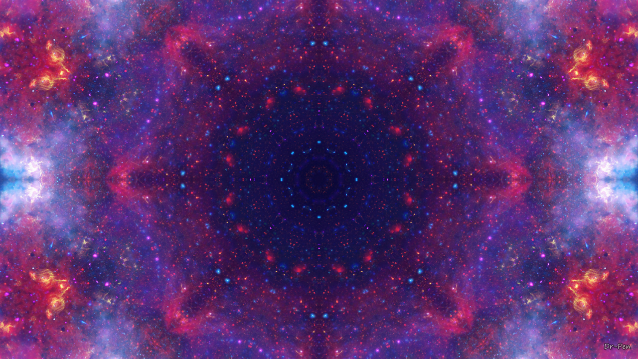 天文学对象, 宇宙, 迷幻术, 冥想, 曼荼罗 壁纸 1280x720 允许