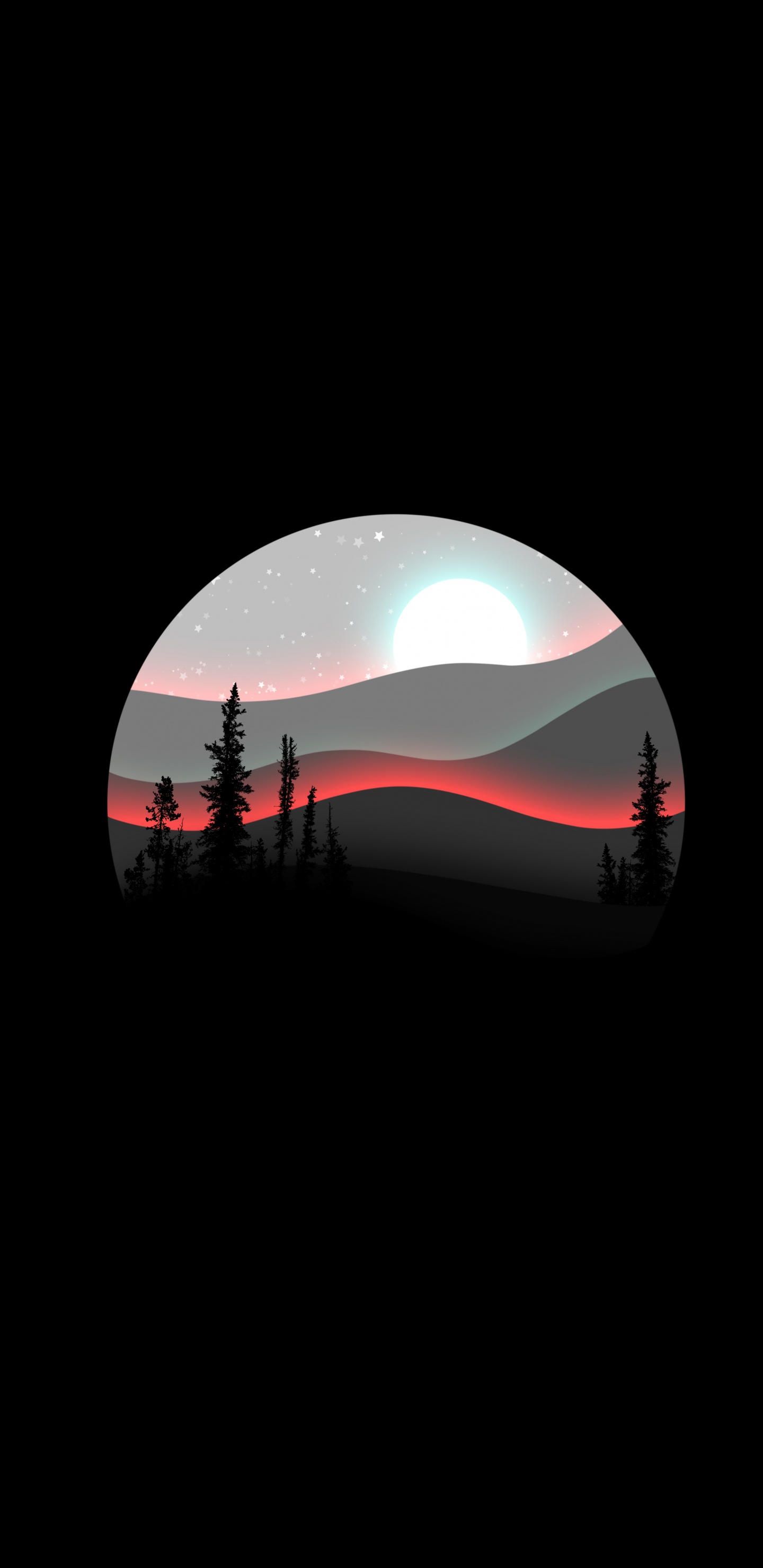 Objet Astronomique, de Teintes et de Nuances, Événement Céleste, Horizon, Événement. Wallpaper in 1440x2960 Resolution