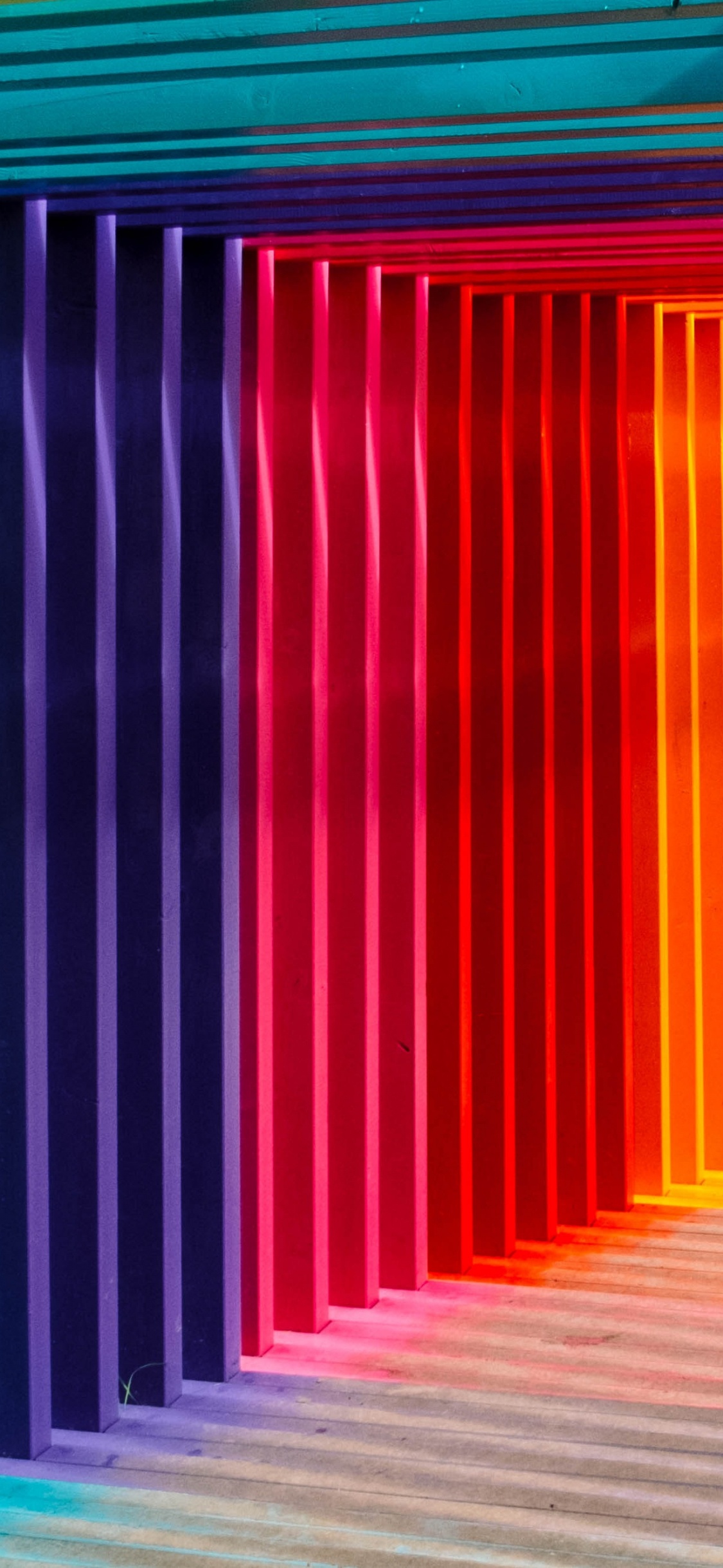 Robert Katzki, Permanent, la Pureté de la Couleur, Blue, Rectangle. Wallpaper in 1125x2436 Resolution