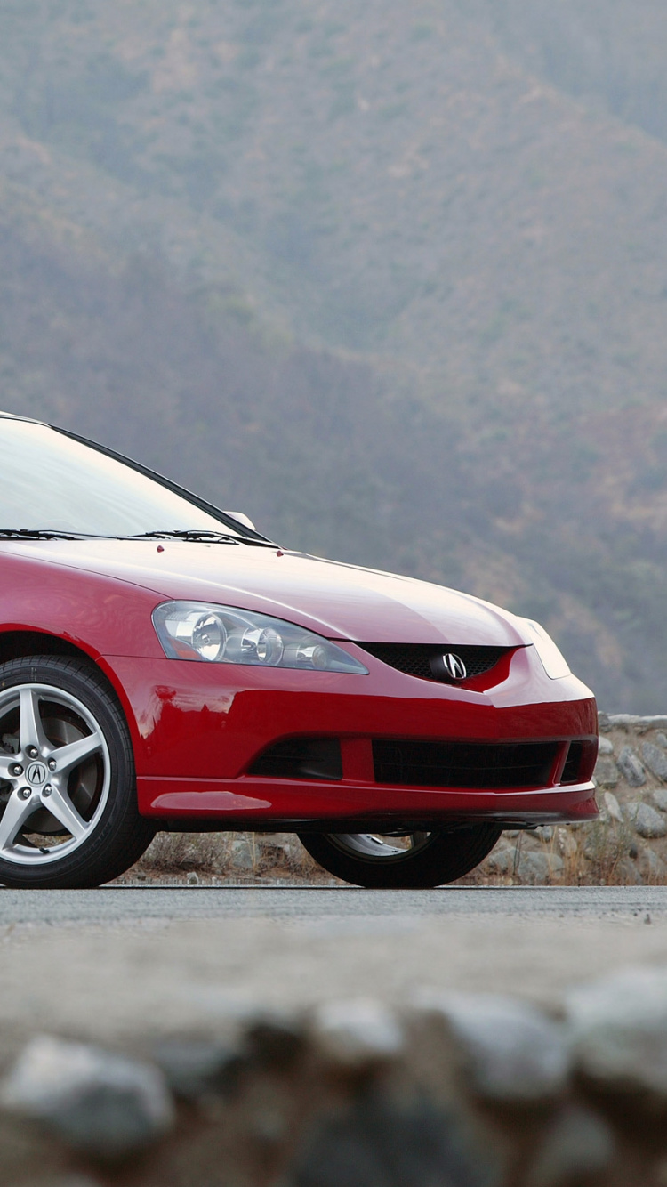 Coupé Bmw m 3 Rouge Sur Route Pendant la Journée. Wallpaper in 750x1334 Resolution
