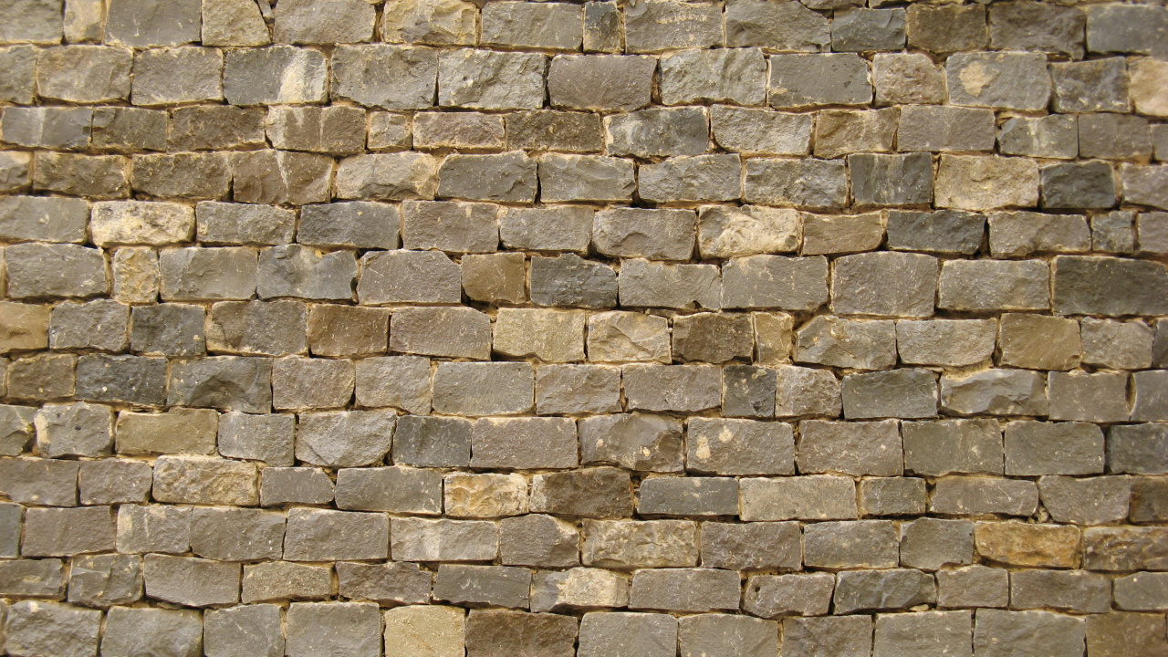 Mur de Briques Brunes et Grises. Wallpaper in 1280x720 Resolution
