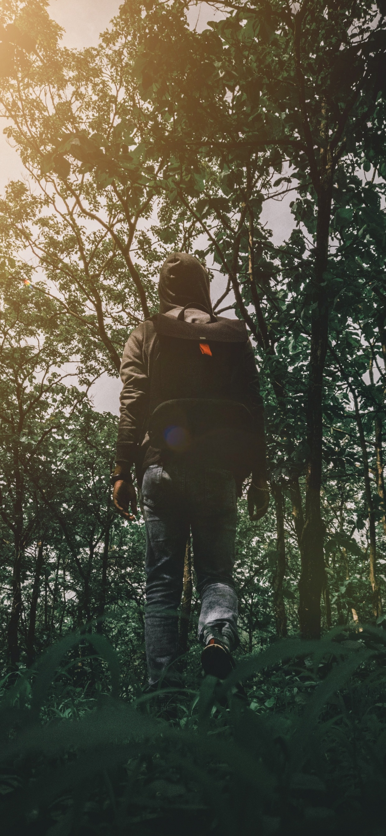 Man in Black Jacket and Black Pants Standing on Green Grass Field During Daytime. Wallpaper in 1242x2688 Resolution