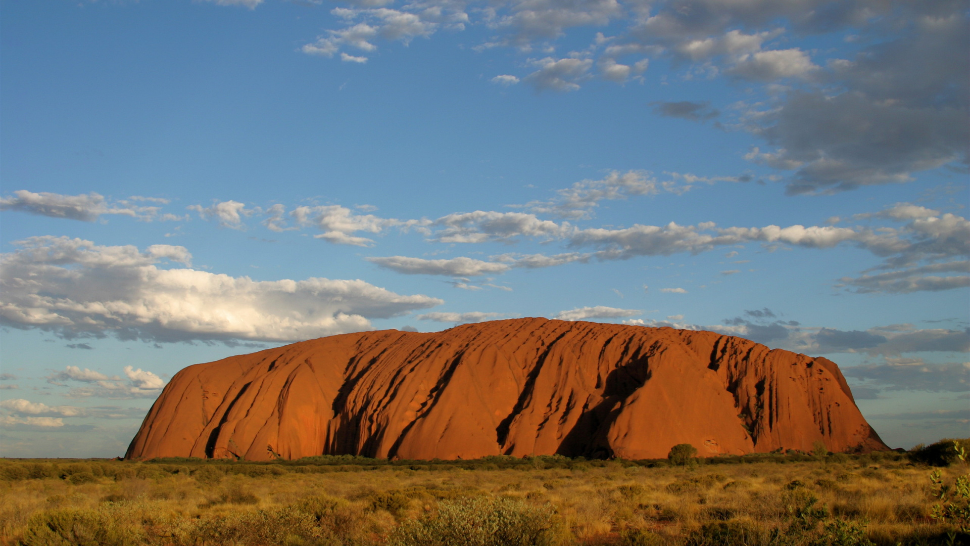 Brown Mountain Under Blue Sky During Daytime. Wallpaper in 1920x1080 Resolution