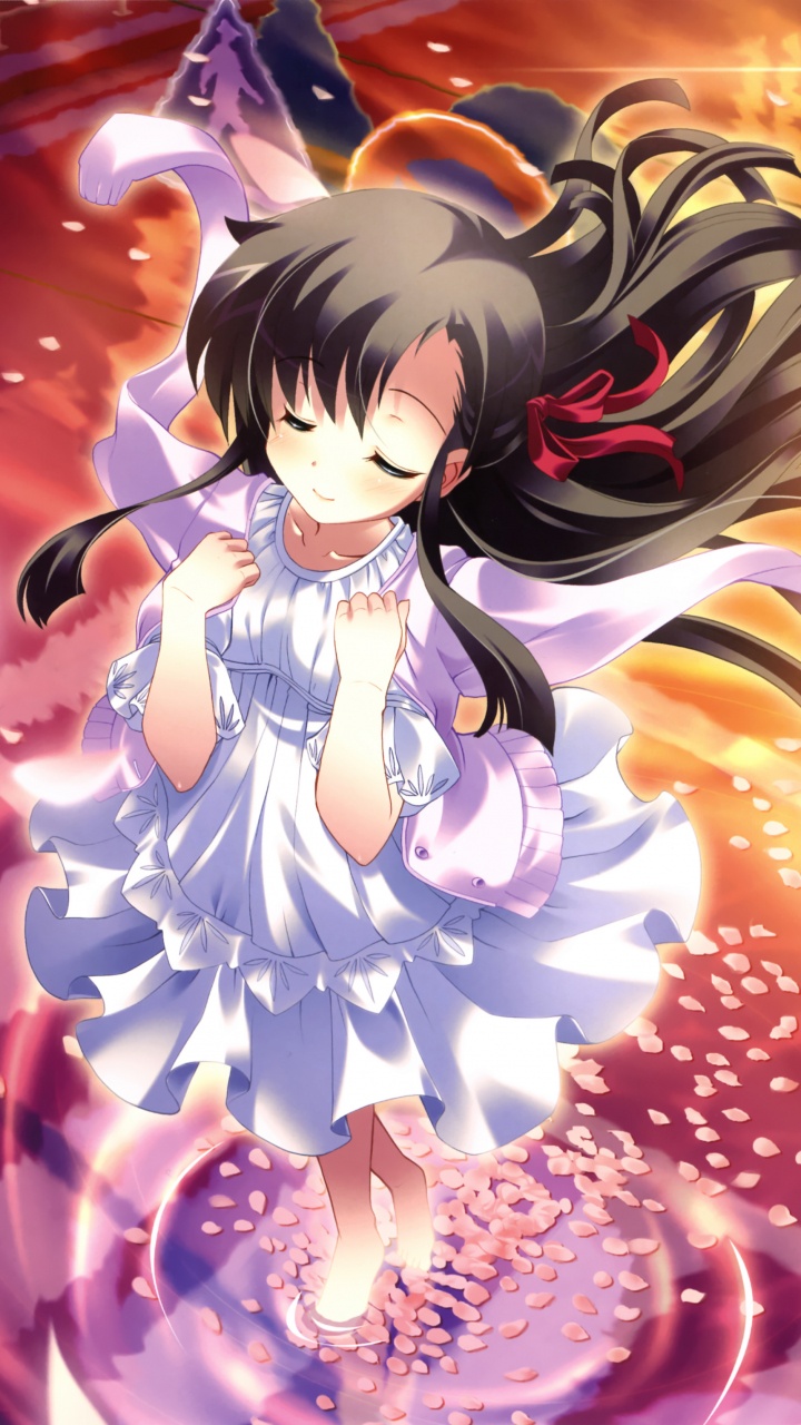 Anime, Dibujo, Cabello, Caricatura, Morado. Wallpaper in 720x1280 Resolution