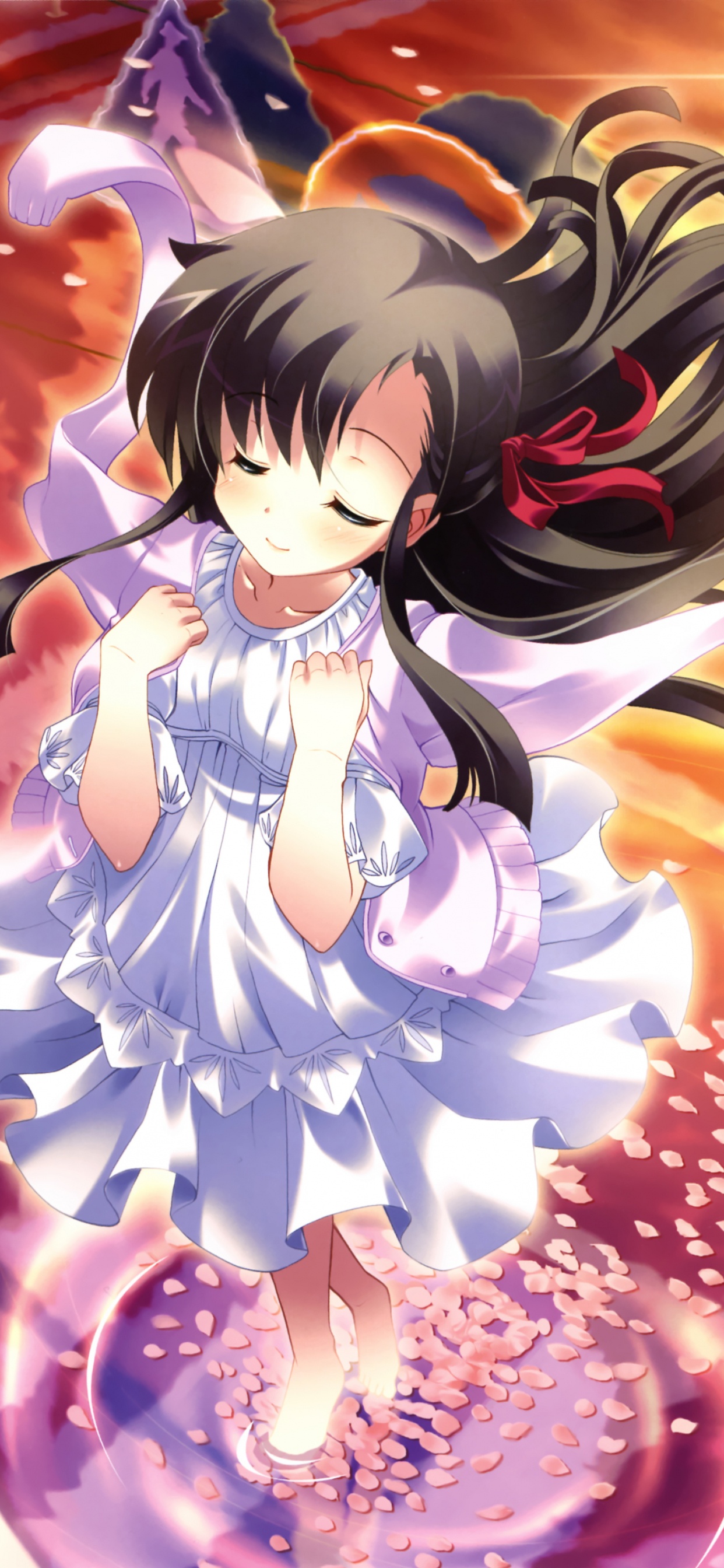 Anime, Drawing, Hair, Eye, Cartoon. Wallpaper in 1242x2688 Resolution