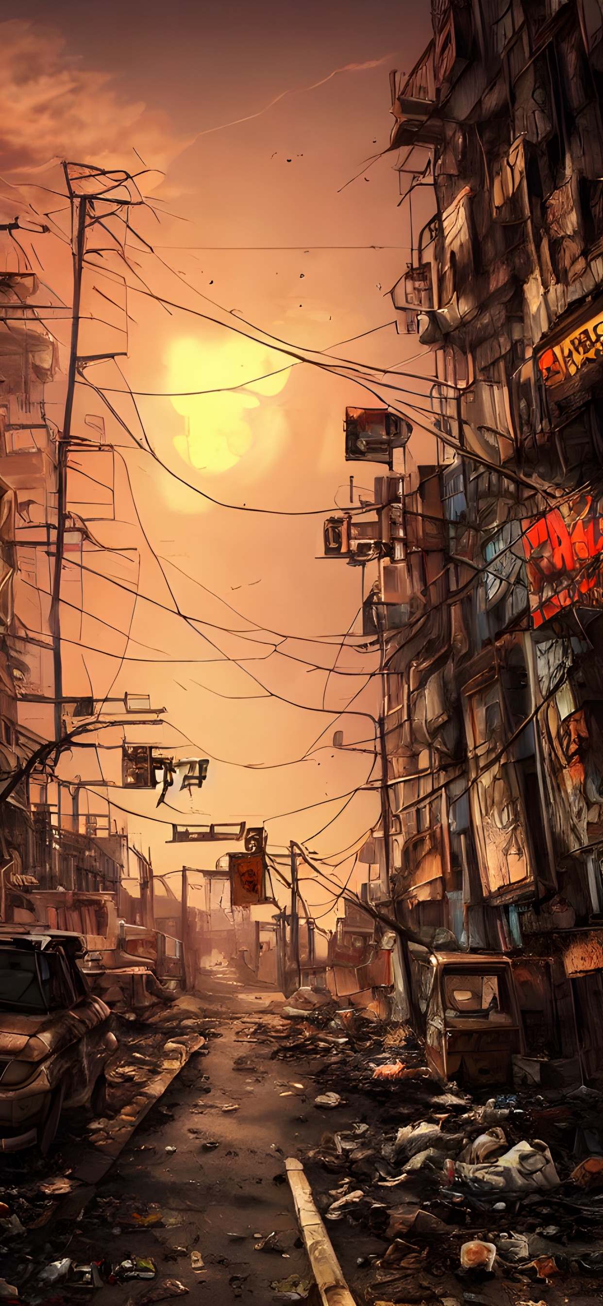 Atmosphère, Lumière, Infrastructure, Électricité, Ligne Électrique Aérienne. Wallpaper in 1242x2688 Resolution