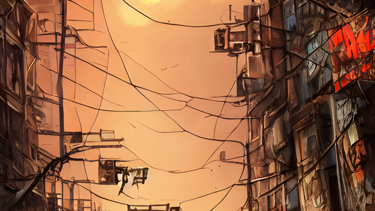 Atmosphère, Lumière, Infrastructure, Électricité, Ligne Électrique Aérienne. Wallpaper in 1280x720 Resolution