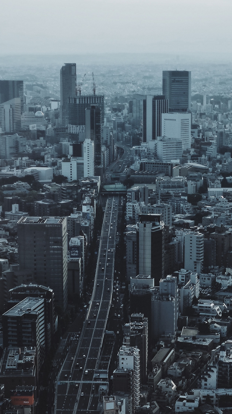 Aerial View of City Buildings During Daytime. Wallpaper in 750x1334 Resolution