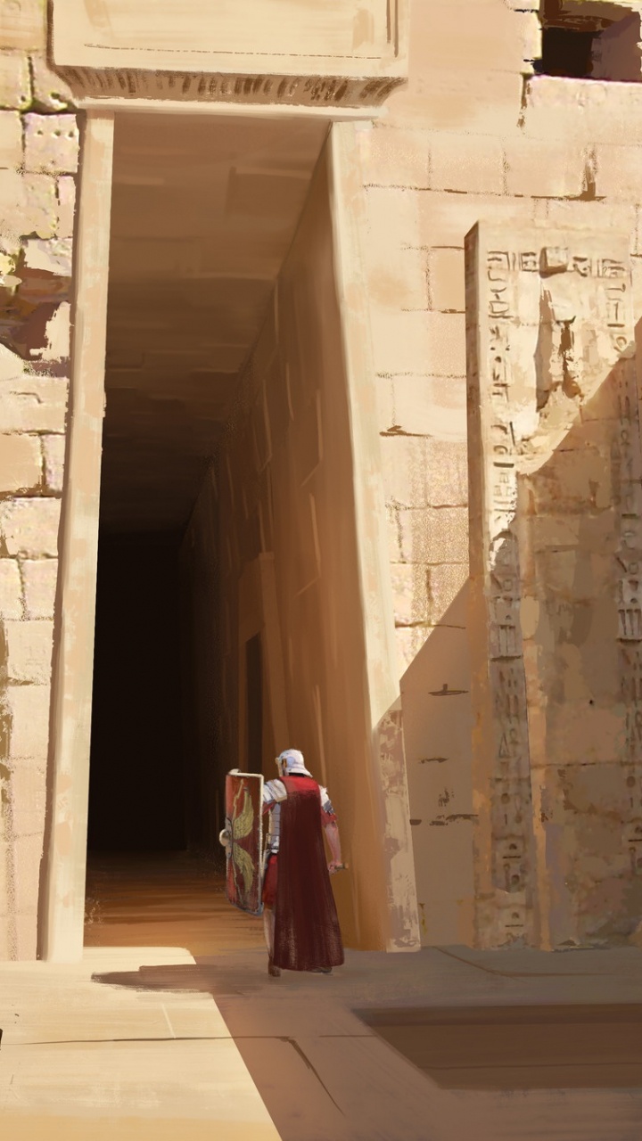 Historic Site, Ancient History, Column, Mortuary Temple, History. Wallpaper in 720x1280 Resolution