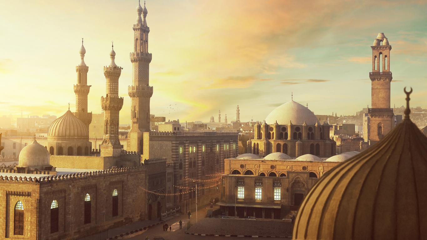 Edificio de Hormigón Blanco Durante el Día. Wallpaper in 1366x768 Resolution