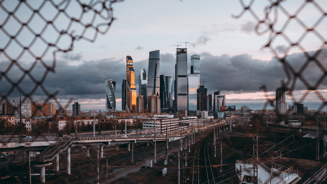 莫斯科, 大都会, 城市, 人类住区, 城市景观 壁纸 1280x720 允许