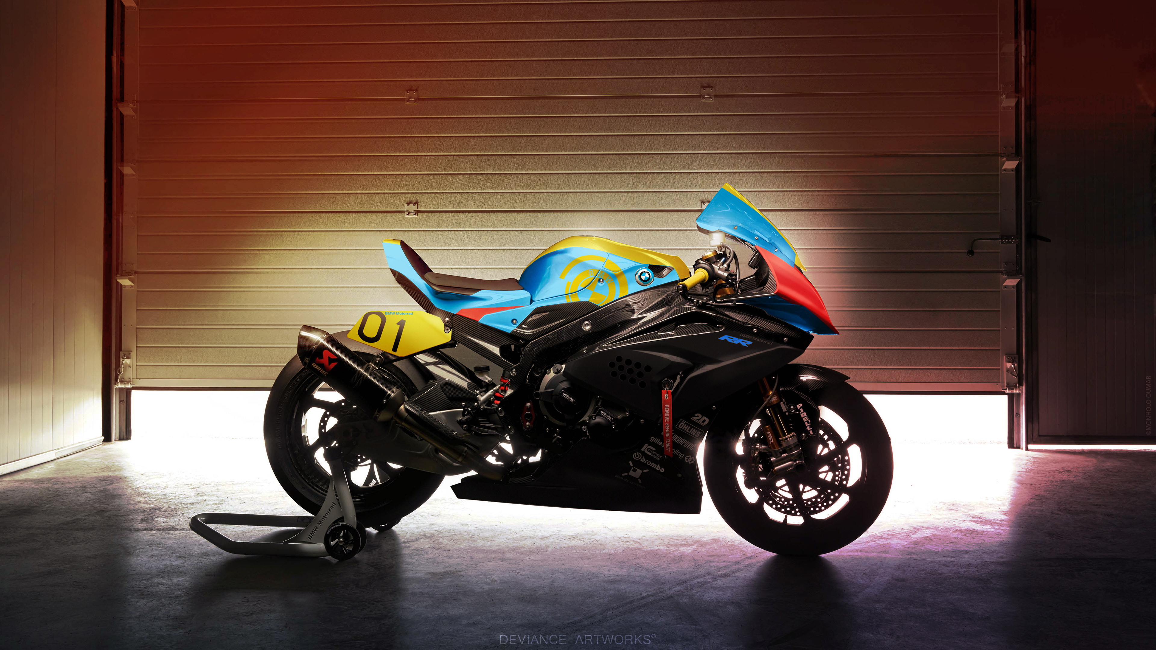 Vélo de Sport Jaune et Noir. Wallpaper in 3840x2160 Resolution