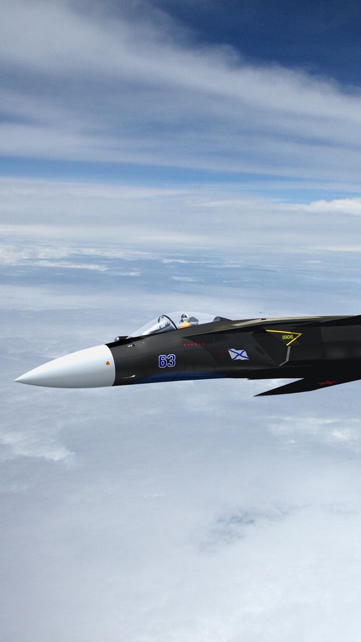Black Jet Plane Flying Under White Clouds During Daytime. Wallpaper in 720x1280 Resolution