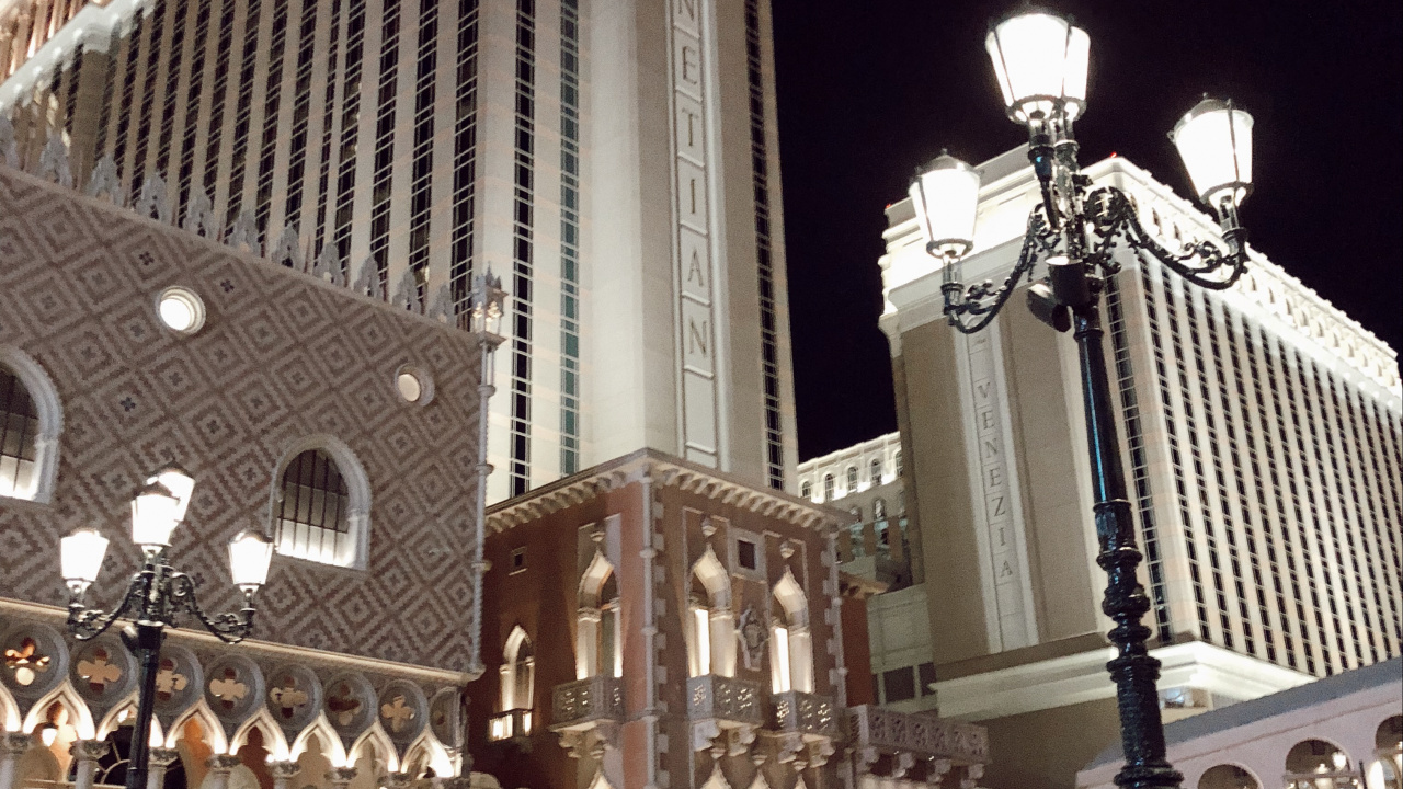 Las Vegas, Usa, The Venetian, The Venetian Las Vegas, Architecture. Wallpaper in 1280x720 Resolution