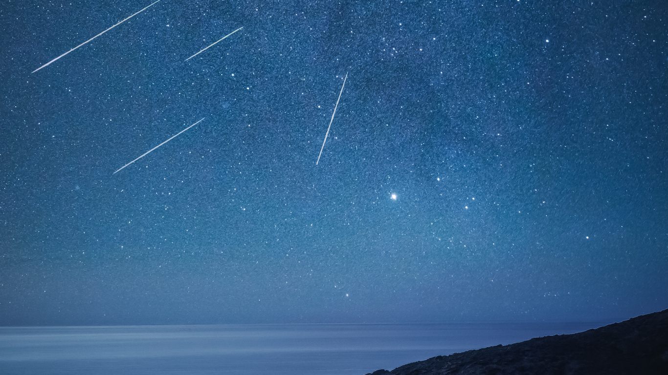 Nature, Atmosphere, Outer Space, Water, Space. Wallpaper in 1366x768 Resolution