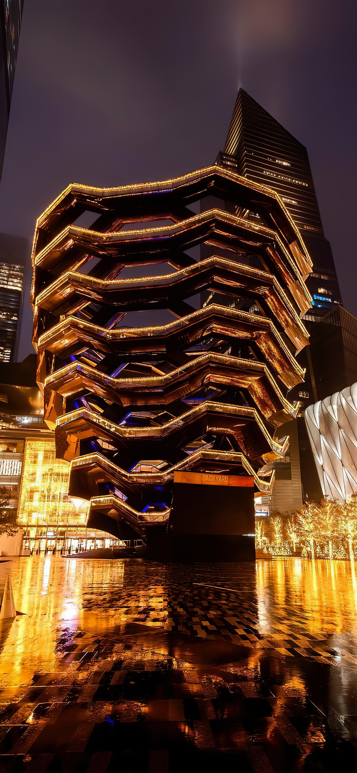 Reflexión, Atracción Turística, Edificio, Torre de Bloques, Paisaje Urbano. Wallpaper in 1242x2688 Resolution