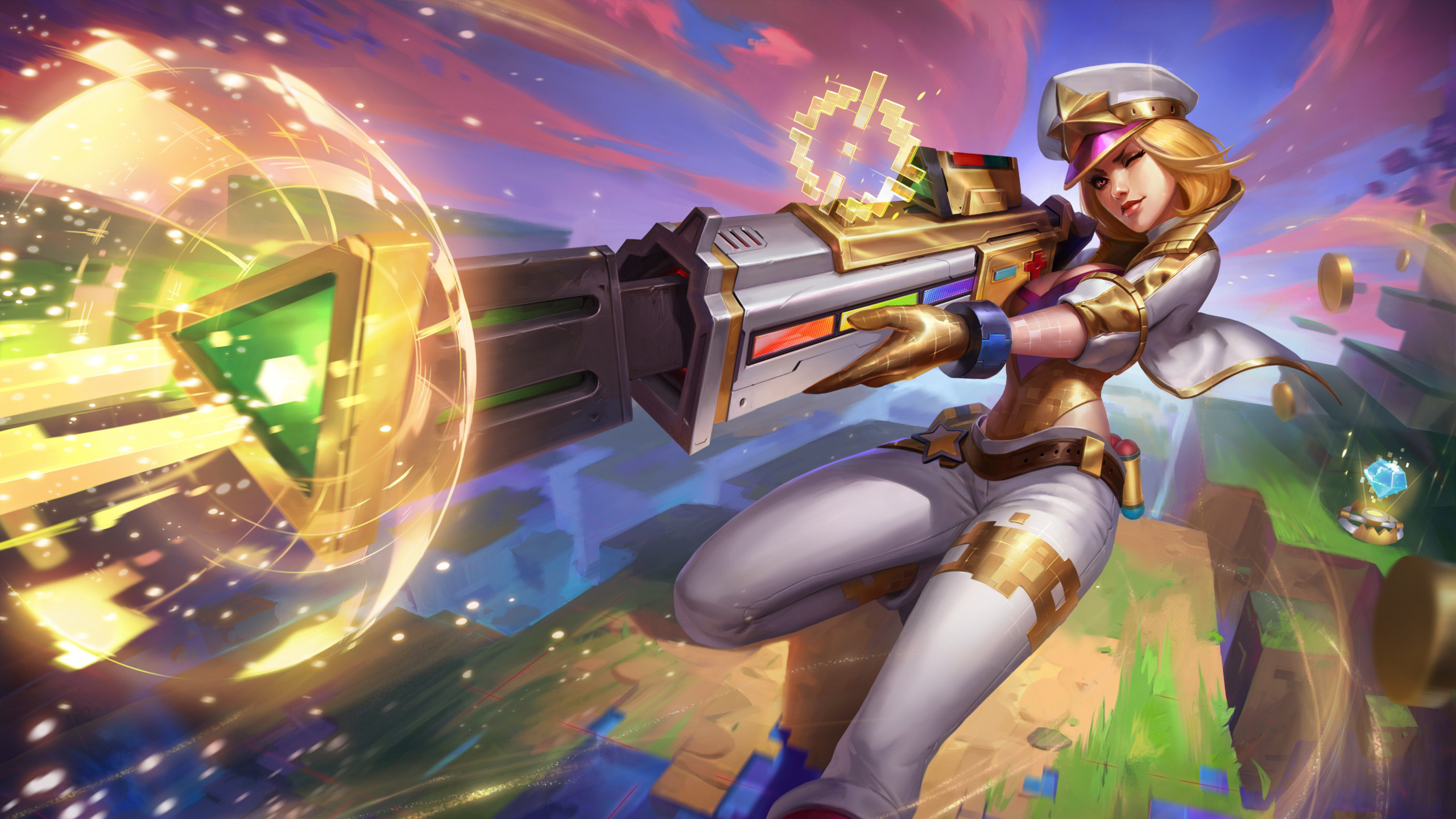 Liga de Leyendas, Riot Games, Juego de Pc, Espacio, Ilustración. Wallpaper in 2560x1440 Resolution