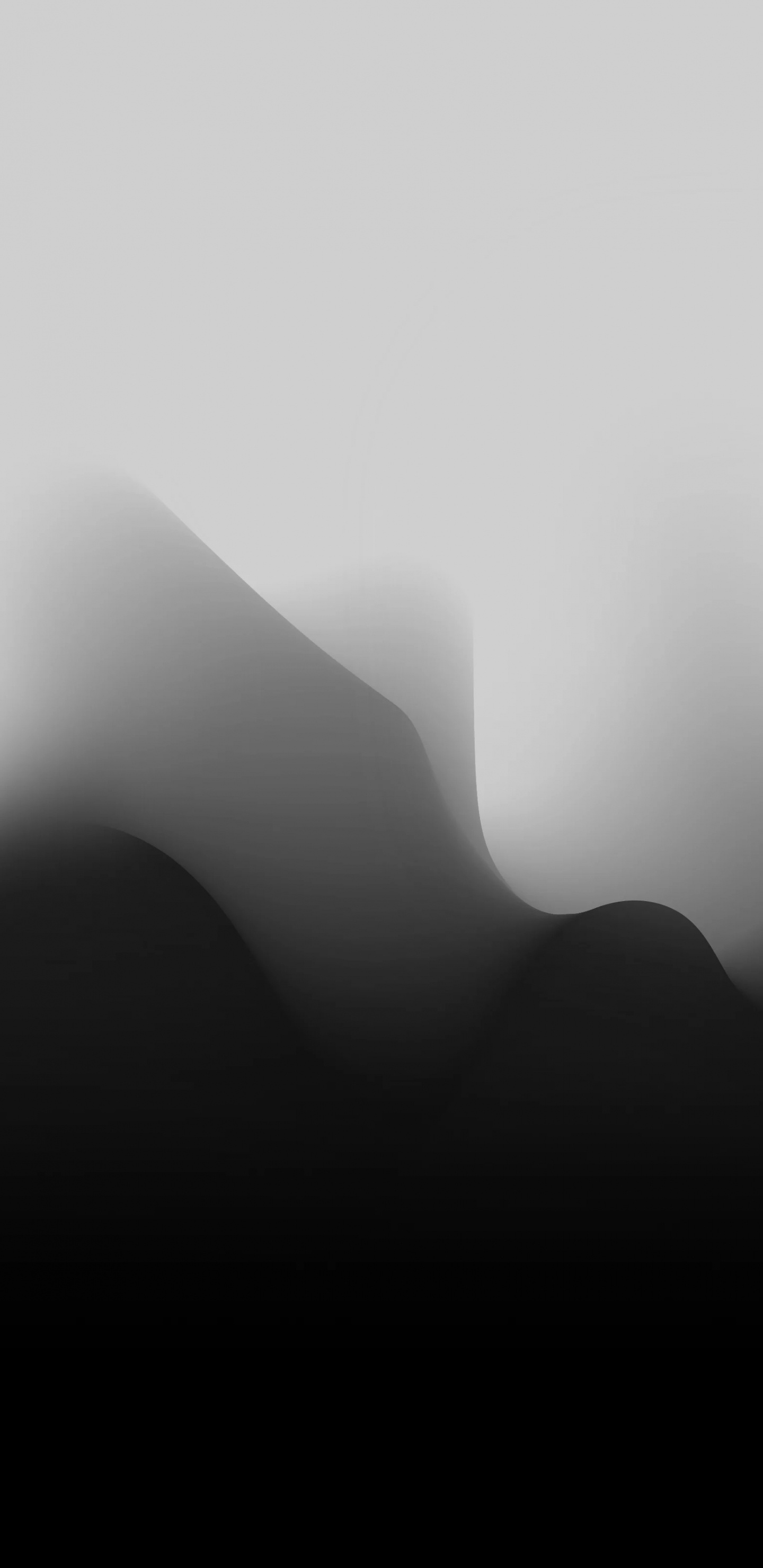 Fantasma Negro, Smartphone, Ambiente, Bruma, Gris. Wallpaper in 1440x2960 Resolution