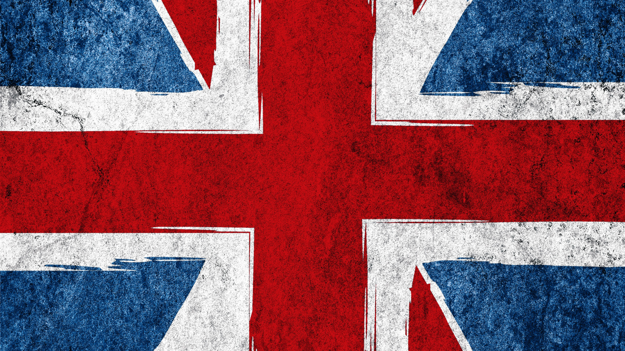 Inglaterra, Bandera de Gran Bretaña, Bandera de Reino Unido, Bandera de Inglaterra, Bandera. Wallpaper in 1280x720 Resolution