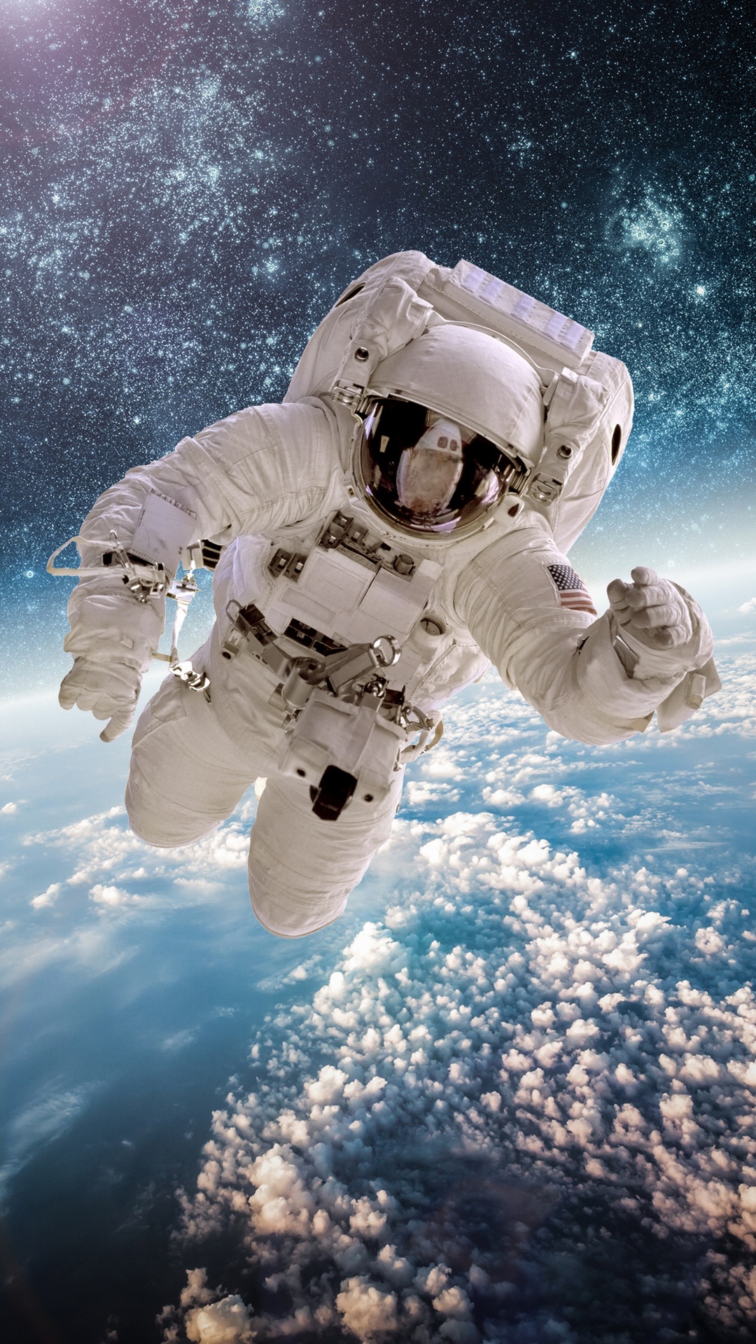 外层空间, 空间, 宇航员, 美国宇航局, 国际空间站 壁纸 1080x1920 允许